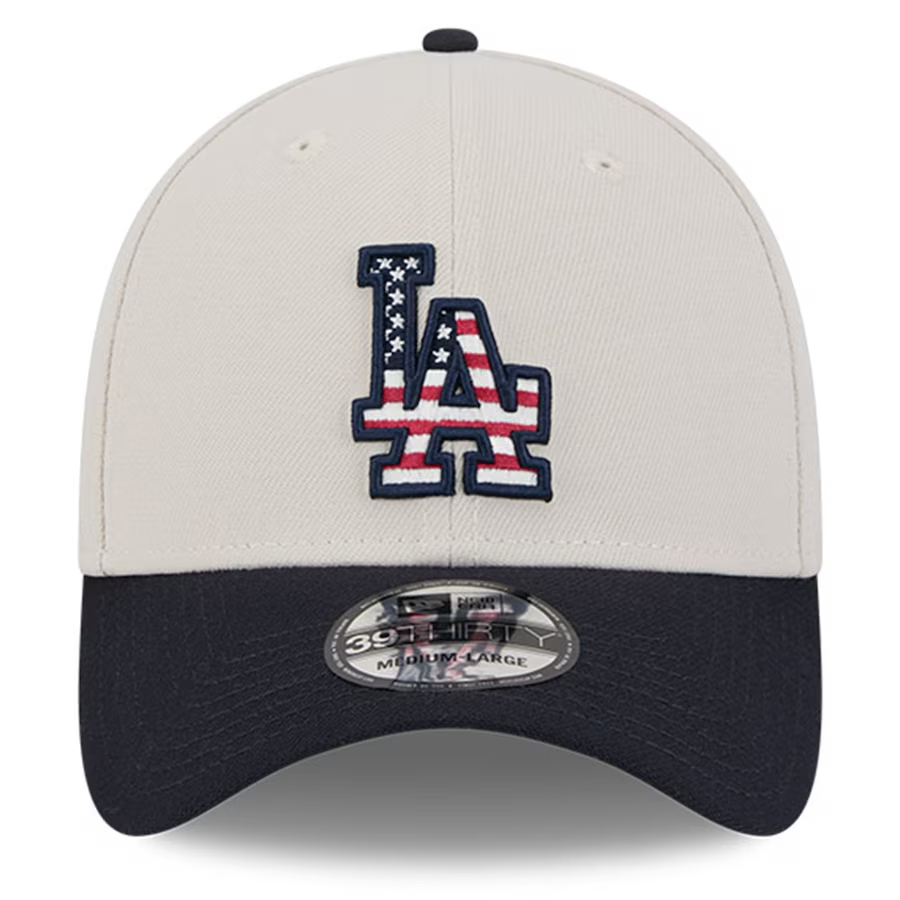 LOS ANGELES DODGERS 2024 MLB 4TH OF JULY 39THIRTY FLEX FIT HAT