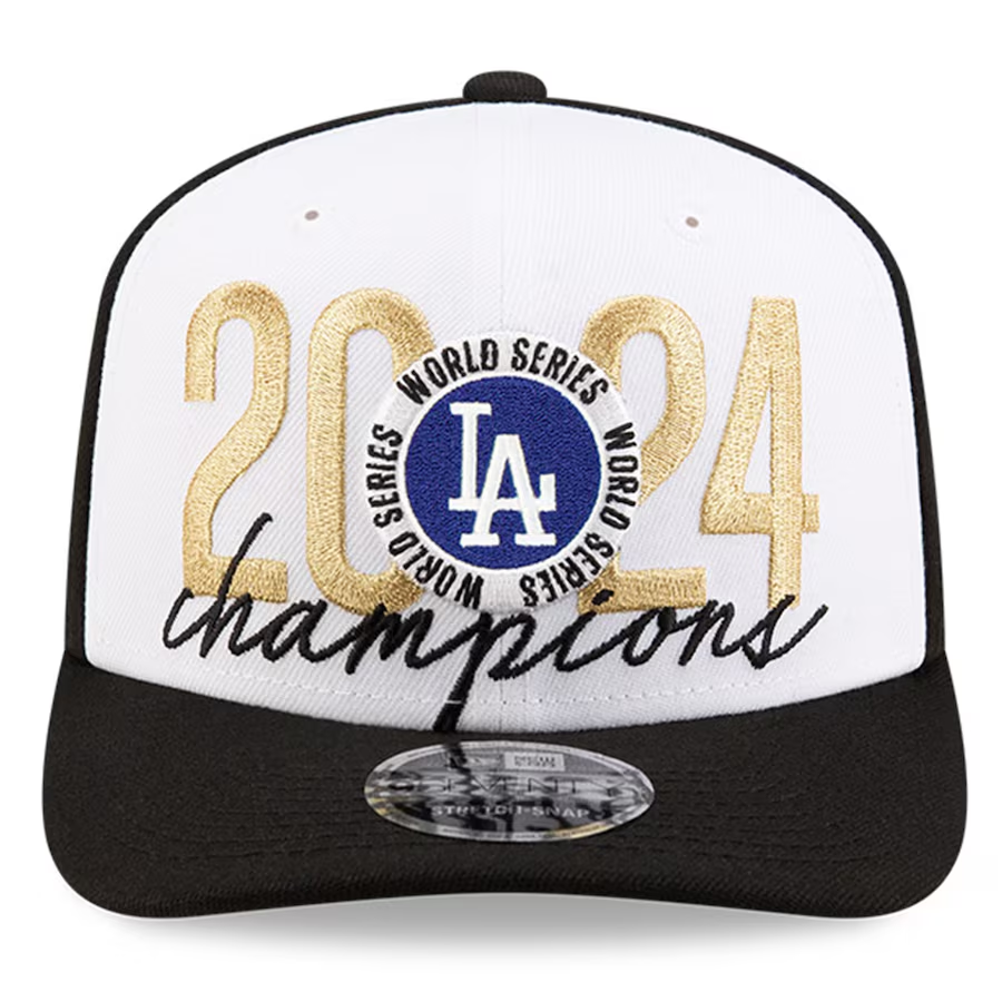 LOS ANGELES DODGERS 2024 MLB WORLD SERIES CHAMPIONS LOCKER ROOM 9SEVENTY SNAPBACK HAT