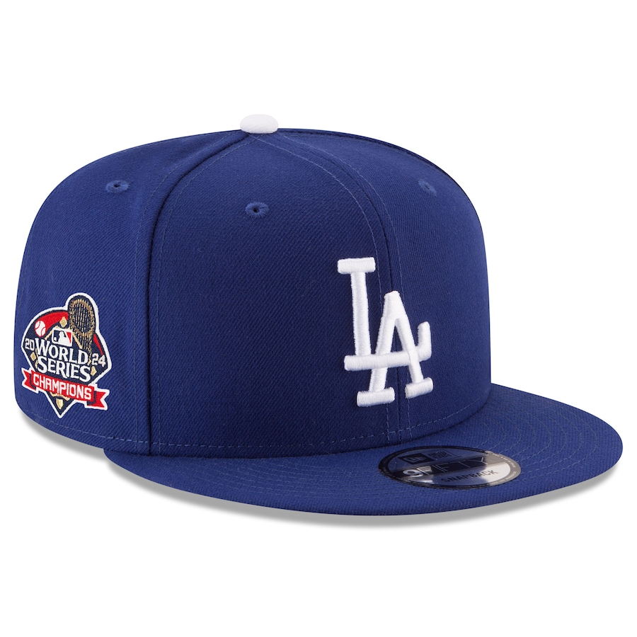 LOS ANGELES DODGERS 2024 MLB WORLD SERIES CHAMPIONS SIDE PATCH 9FIFTY SNAPBACK HAT