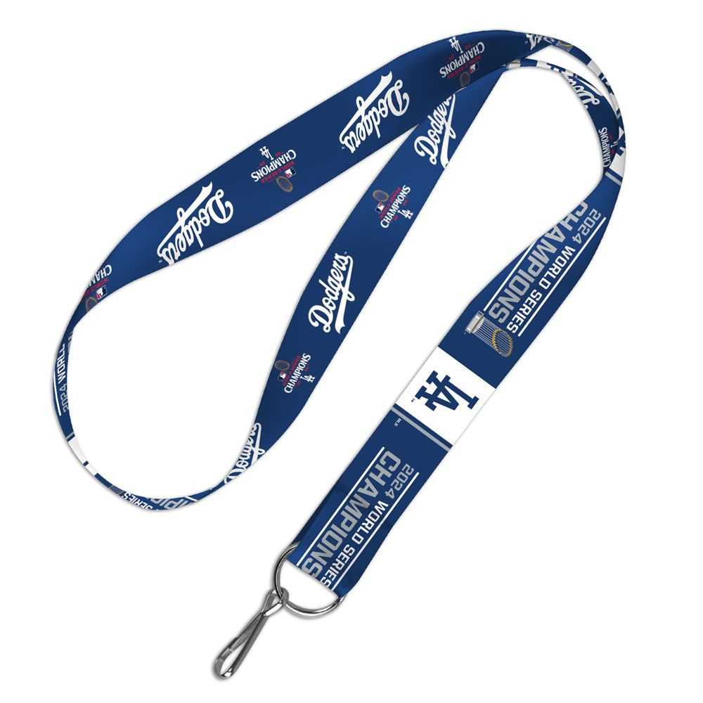 LOS ANGELES DODGERS 2024 WORLD SERIES CHAMPIONS 1" LANYARD