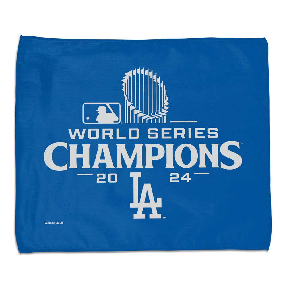 LOS ANGELES DODGERS 2024 WORLD SERIES CHAMPIONS 15" X 18" RALLY TOWEL