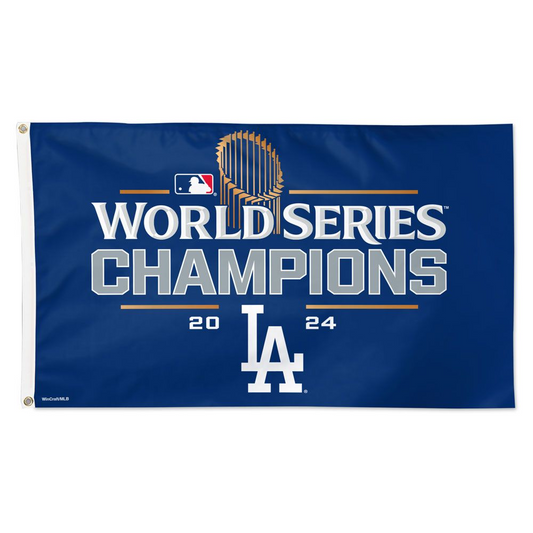 LOS ANGELES DODGERS 2024 WORLD SERIES CHAMPIONS 3' X 5' DELUXE FLAG