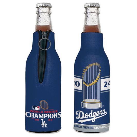 LOS ANGELES DODGERS 2024 WORLD SERIES CHAMPIONS BOTTLE COOLER