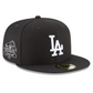 LOS ANGELES DODGERS 2024 WORLD SERIES CHAMPIONS SIDE PATCH 59FIFTY FITTED - BLACK/WHITE