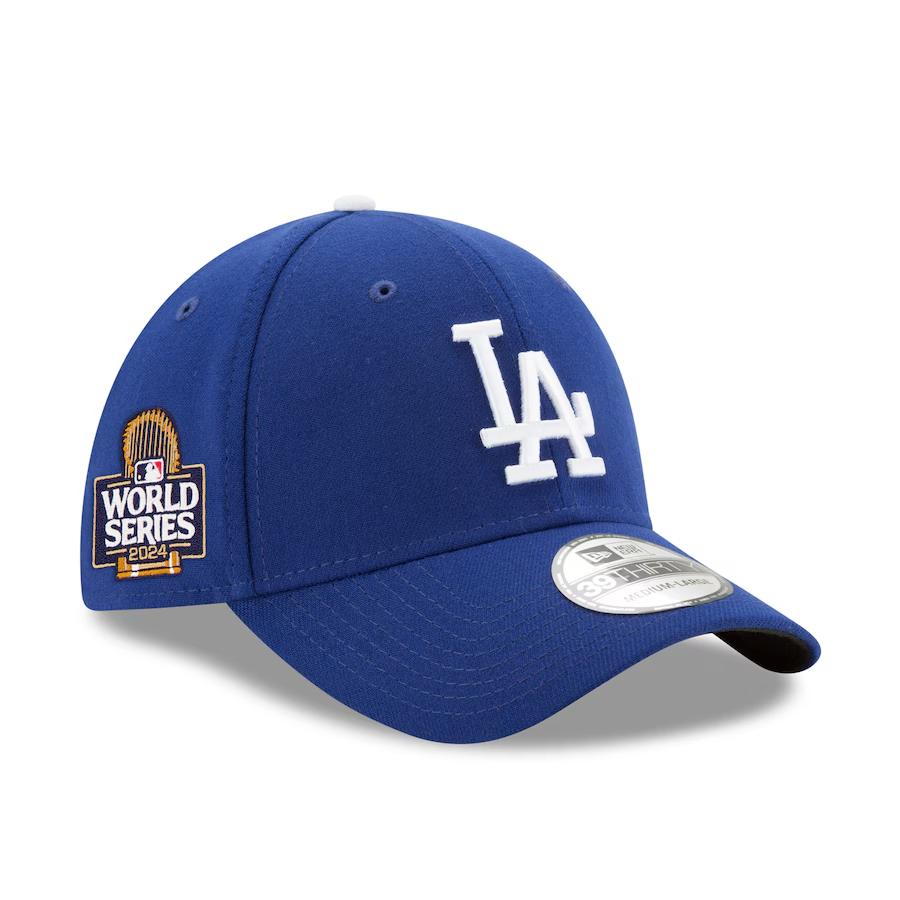 LOS ANGELES DODGERS 2024 WORLD SERIES SIDE PATCH 39THIRTY FLEX FIT HAT