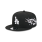 LOS ANGELES DODGERS CITY ART 9FIFTY SNAPBACK - BLACK/WHITE