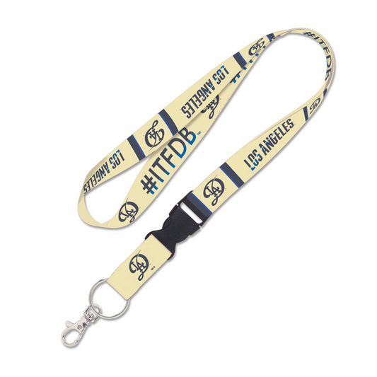 LOS ANGELES DODGERS CITY CONNECT 1" LANYARD