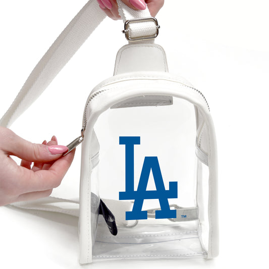 LOS ANGELES DODGERS CLEAR STADIUM MINI SLING BAG