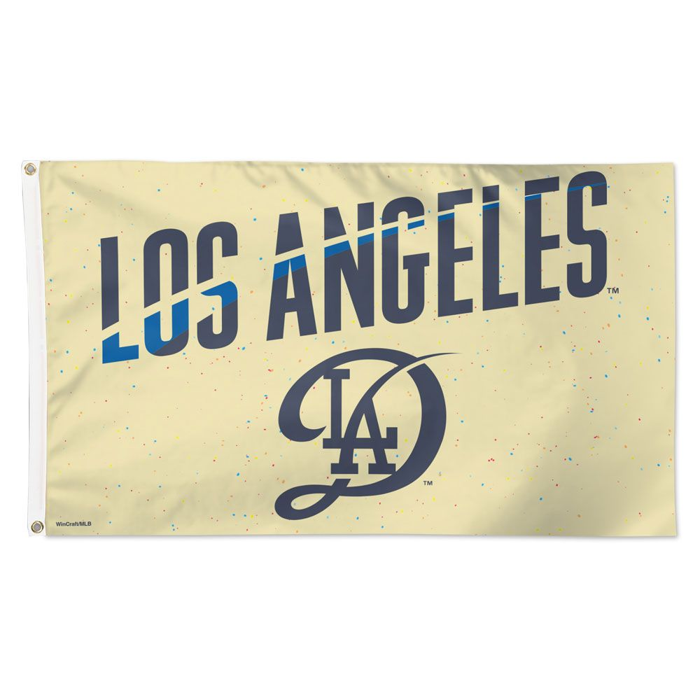 LOS ANGELES DODGERS DELUXE 3' X 5'  FLAG - CITY CONNECT