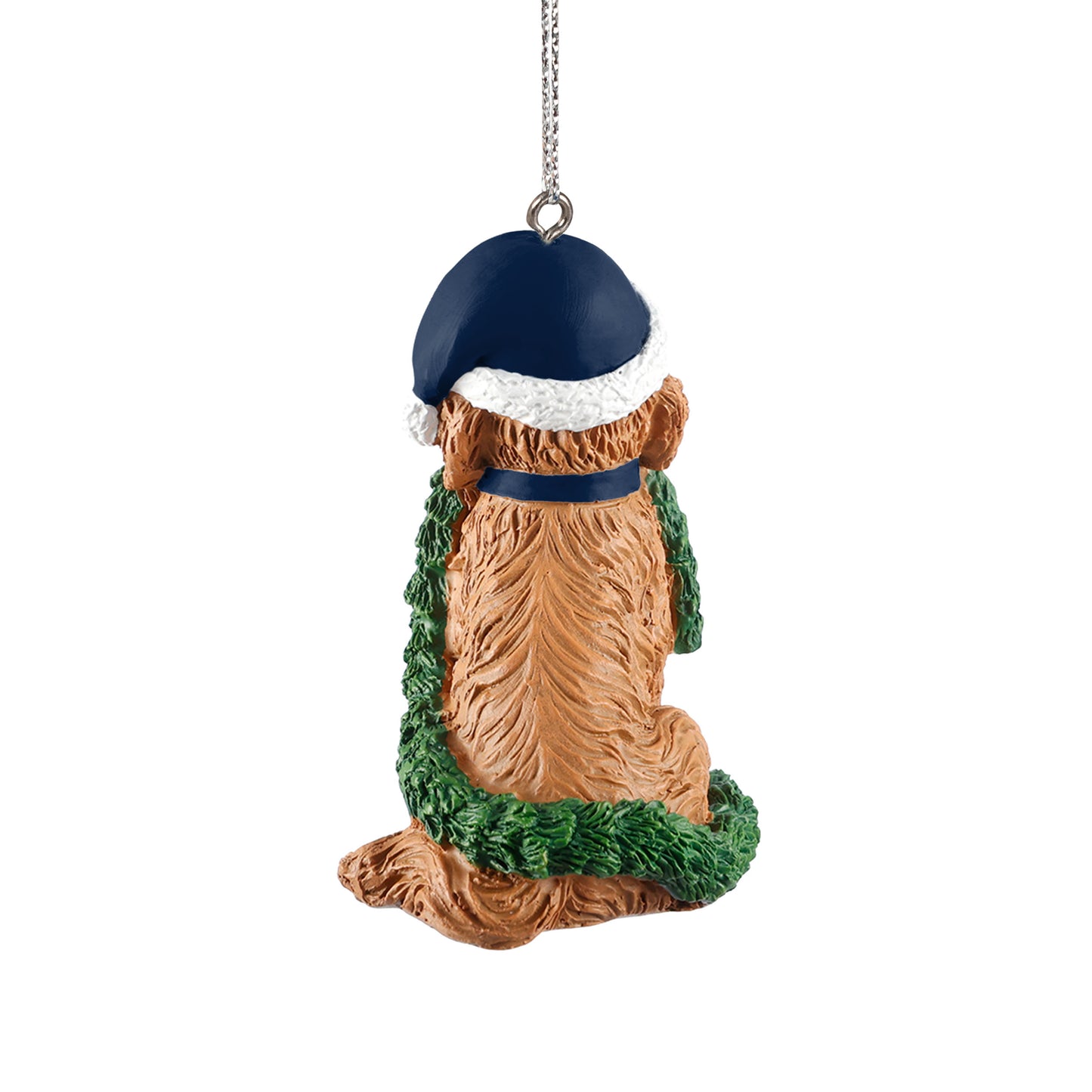 LOS ANGELES DODGERS DOG WITH GARLAND ORNAMENT