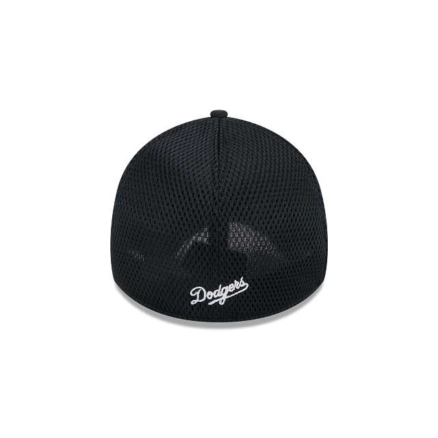 LOS ANGELES DODGERS EVERGREEN NEO 39THIRTY FLEX FIT HAT - BLACK/WHITE