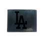 LOS ANGELES DODGERS FRONT POCKET SLIM CARD HOLDER WITH RFID BLOCKING - BLACK