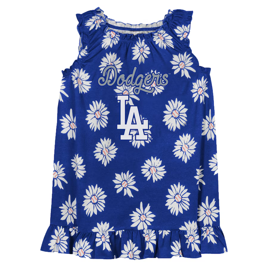 LOS ANGELES DODGERS INFANT HOP SKIP DRESS & DIAPER COVER SET