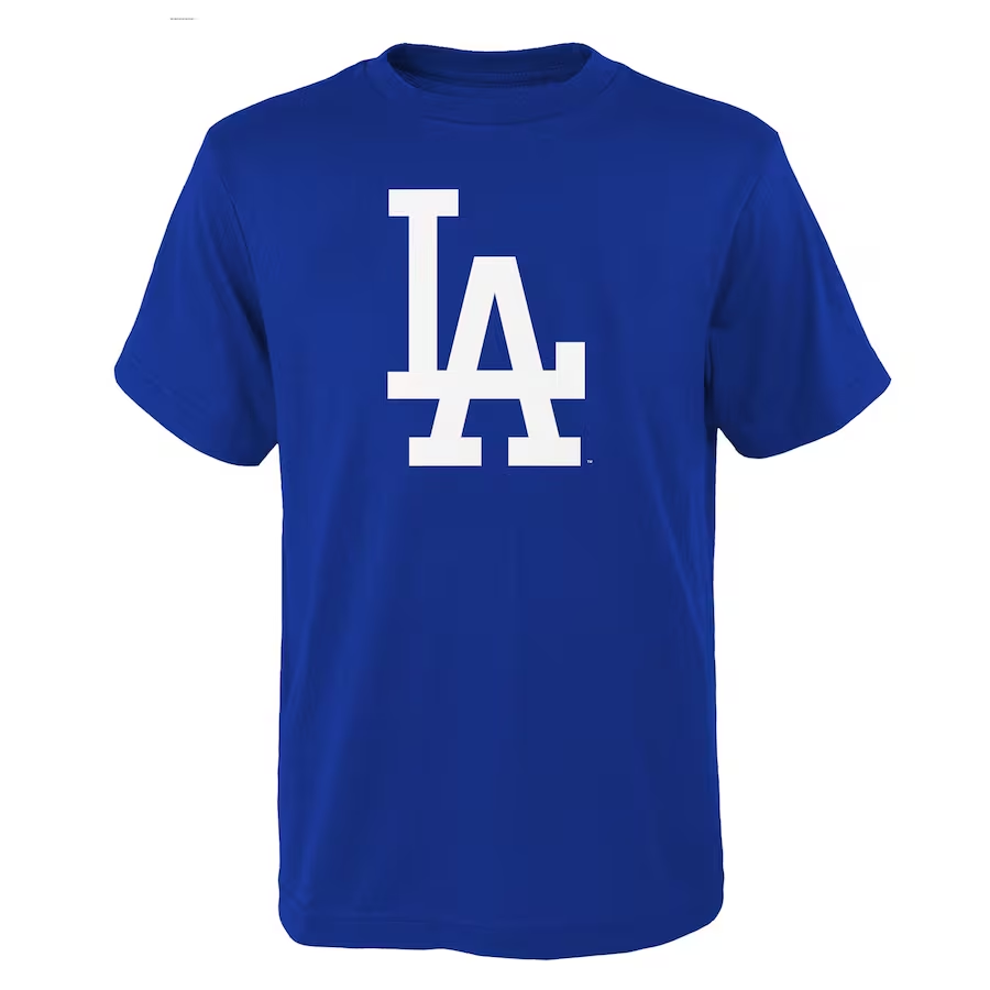  Outerstuff Los Angeles Dodgers Wordmark White Youth