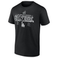 LOS ANGELES DODGERS MEN'S 2024 8X WORLD SERIES CHAMPIONS LOGO T-SHIRT - BLACK