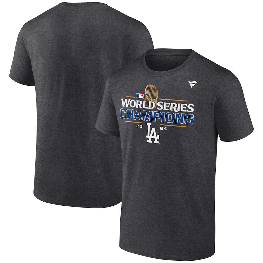 LOS ANGELES DODGERS MEN'S 2024 WORLD SERIES CHAMPIONS LOCKER ROOM T-SHIRT