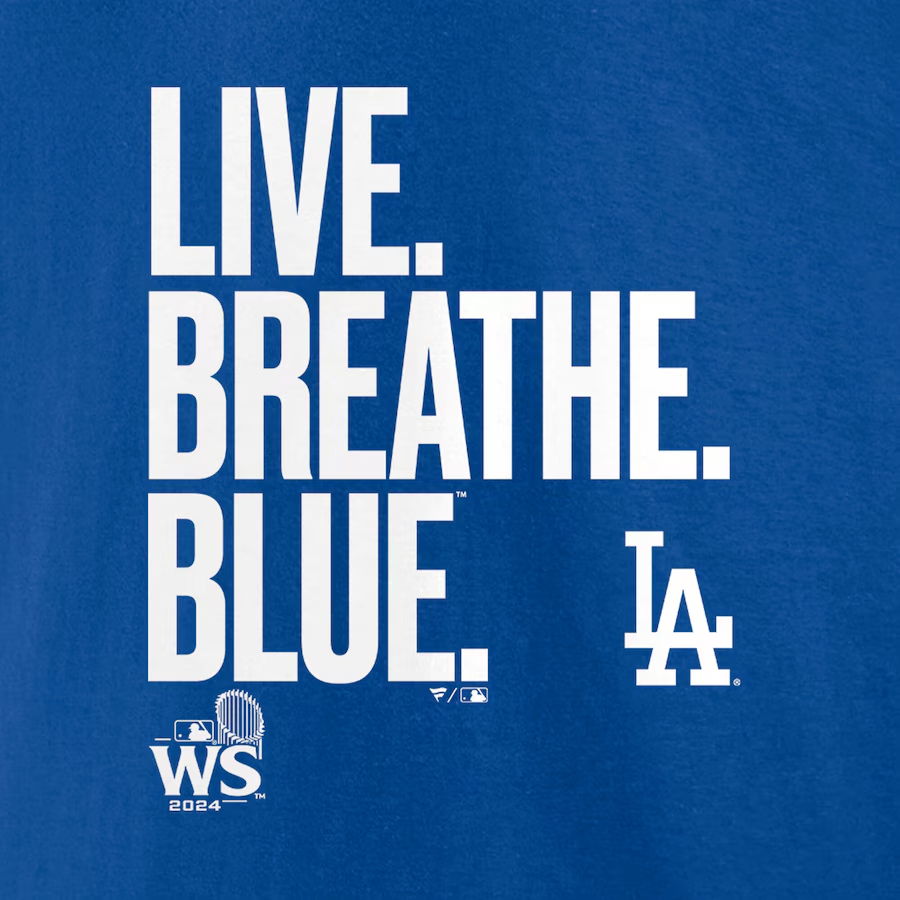 LOS ANGELES DODGERS MEN'S 2024 WORLD SERIES HOMETOWN CLOSER T-SHIRT