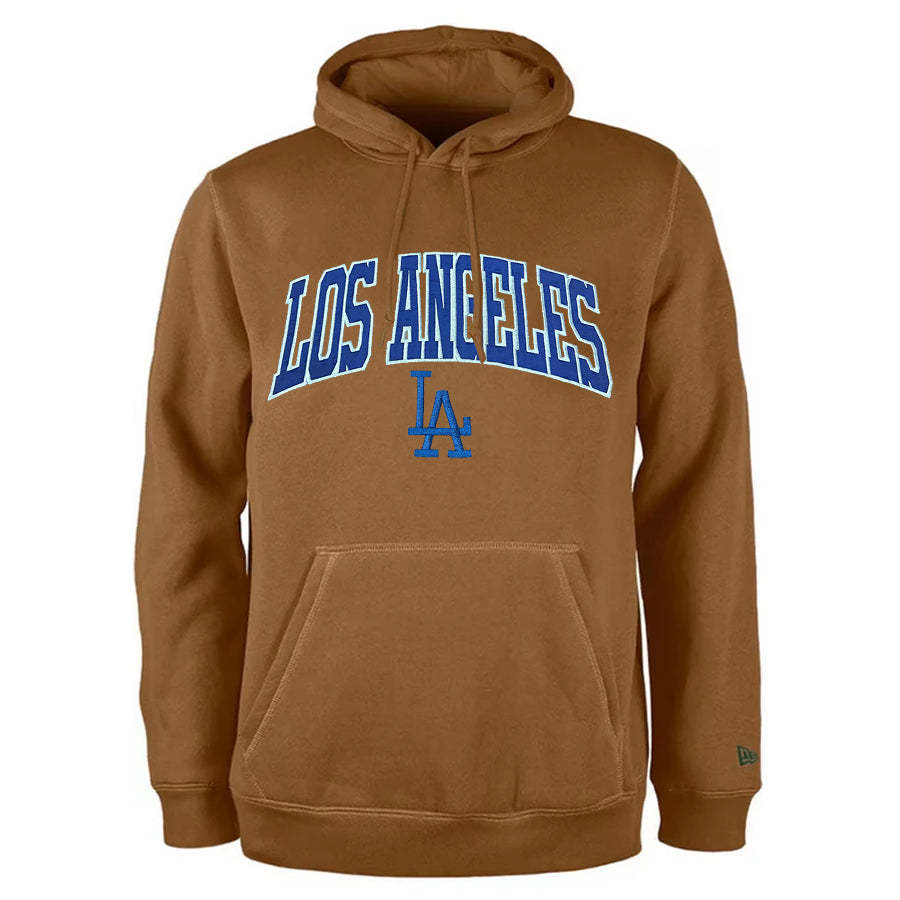 LOS ANGELES DODGERS MEN'S COLOR PACK PULLOVER HOODED SWEATSHIRT - LIGHT BRONZE