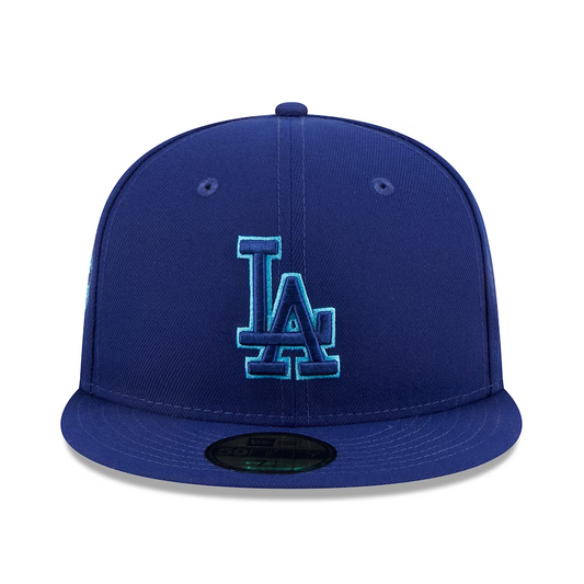 Men's Los Angeles Dodgers New Era Sky Blue Logo White 59FIFTY Fitted Hat