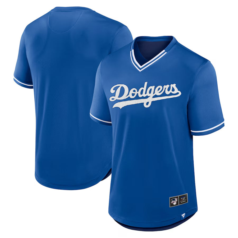 LOS ANGELES DODGERS MEN'S V-NECK FANTASTIC FINISH FASHION PULLOVER