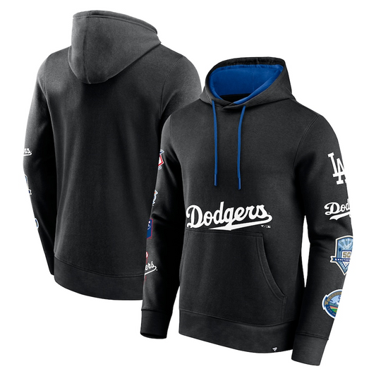 LOS ANGELES DODGERS MEN'S WILD WINNER HOODED SWEATSHIRT