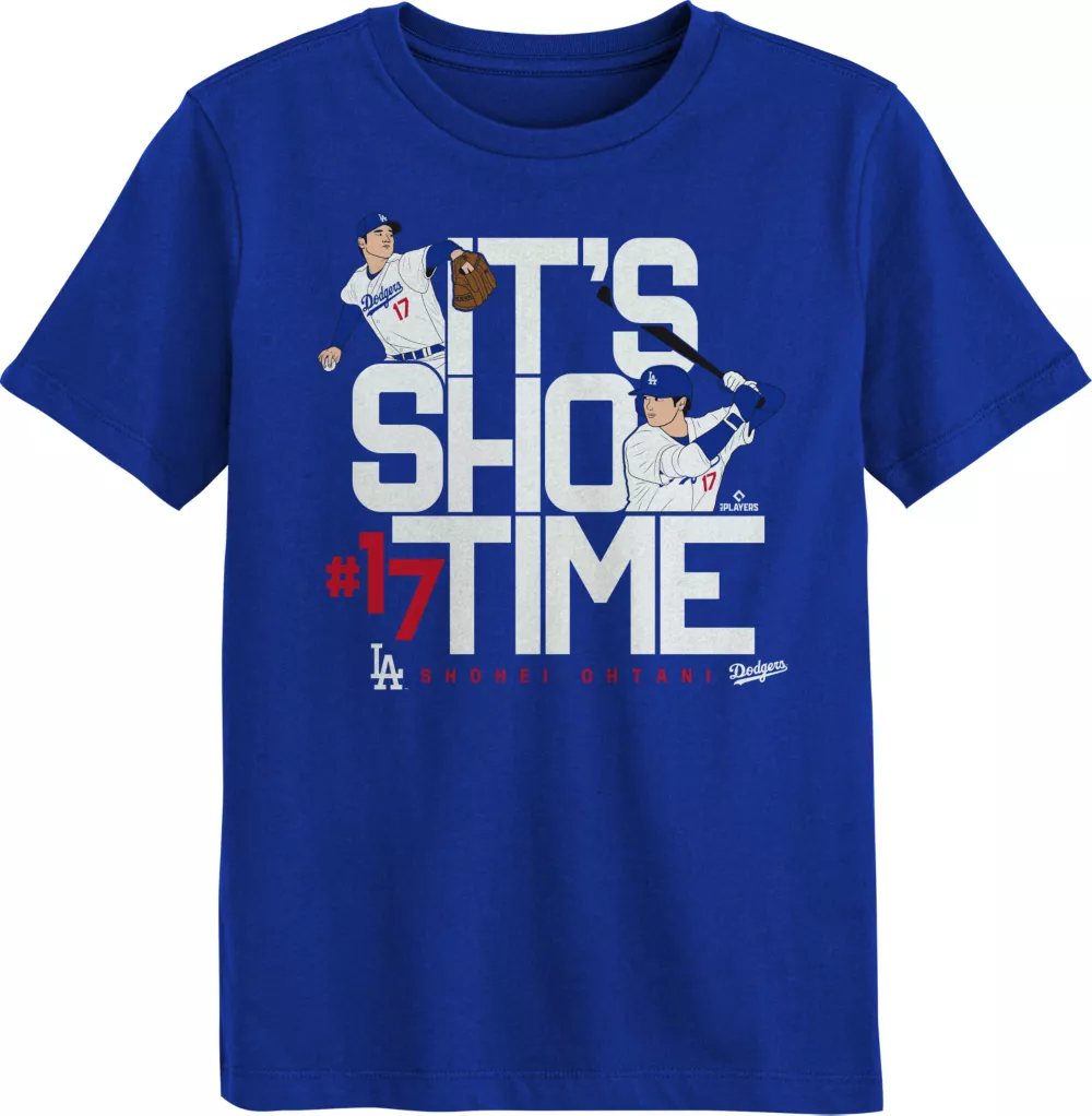 LOS ANGELES DODGERS SHOHEI OHTANI KIDS SHOTIME T-SHIRT