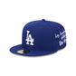 LOS ANGELES DODGERS TEAM VERBIAGE 59FIFTY FITTED HAT - BLUE