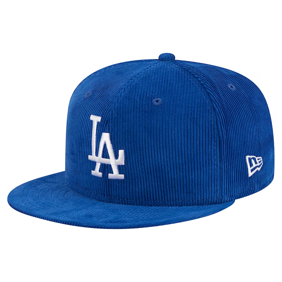 LOS ANGELES DODGERS THROWBACK CORD 59FIFTY FITTED HAT