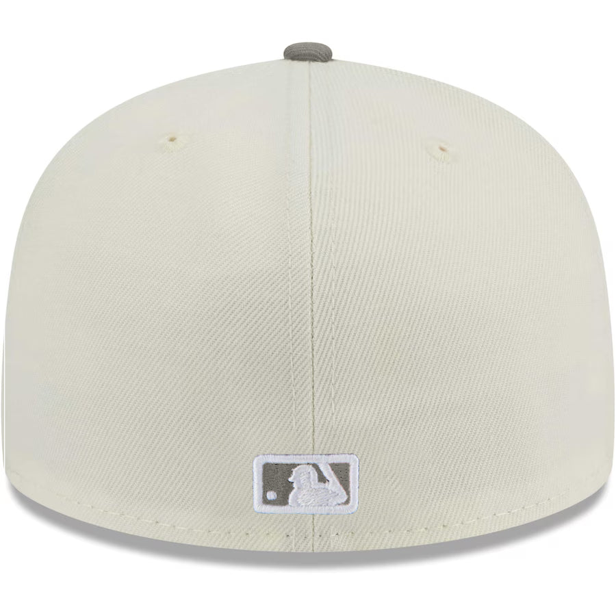 LOS ANGELES DODGERS TWO-TONE COLOR PACK 59FIFTY FITTED HAT - STONE/GRAY