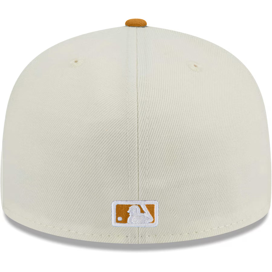 LOS ANGELES DODGERS TWO-TONE COLOR PACK 59FIFTY FITTED HAT - STONE/LIGHT BRONZE