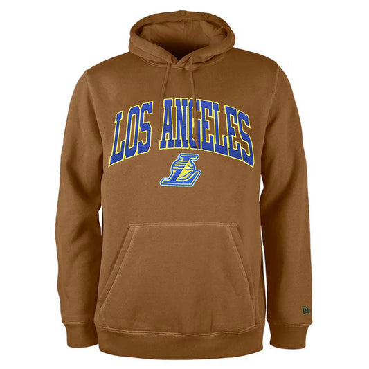 LOS ANGELES LAKERS MEN'S COLOR PACK PULLOVER HOODED SWEATSHIRT - LIGHT BRONZE