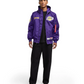 LOS ANGELES LAKERS MEN'S NEWERA X ALPHA INDUSTRIES L-2B HOODED BOMBER JACKET - PURPLE