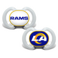 LOS ÁNGELES RAMS PACK DE 2 CHUPETES