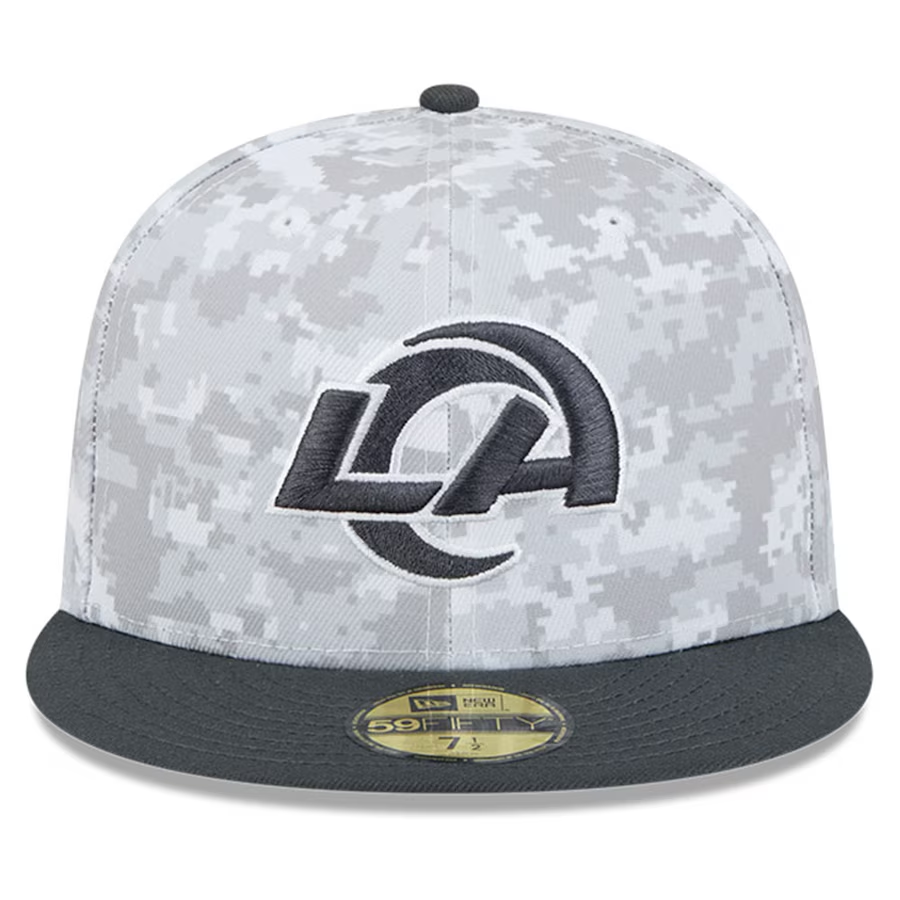 LOS ANGELES RAMS 2024 NFL SALUTE TO SERVICE 59FIFTY FITTED HAT