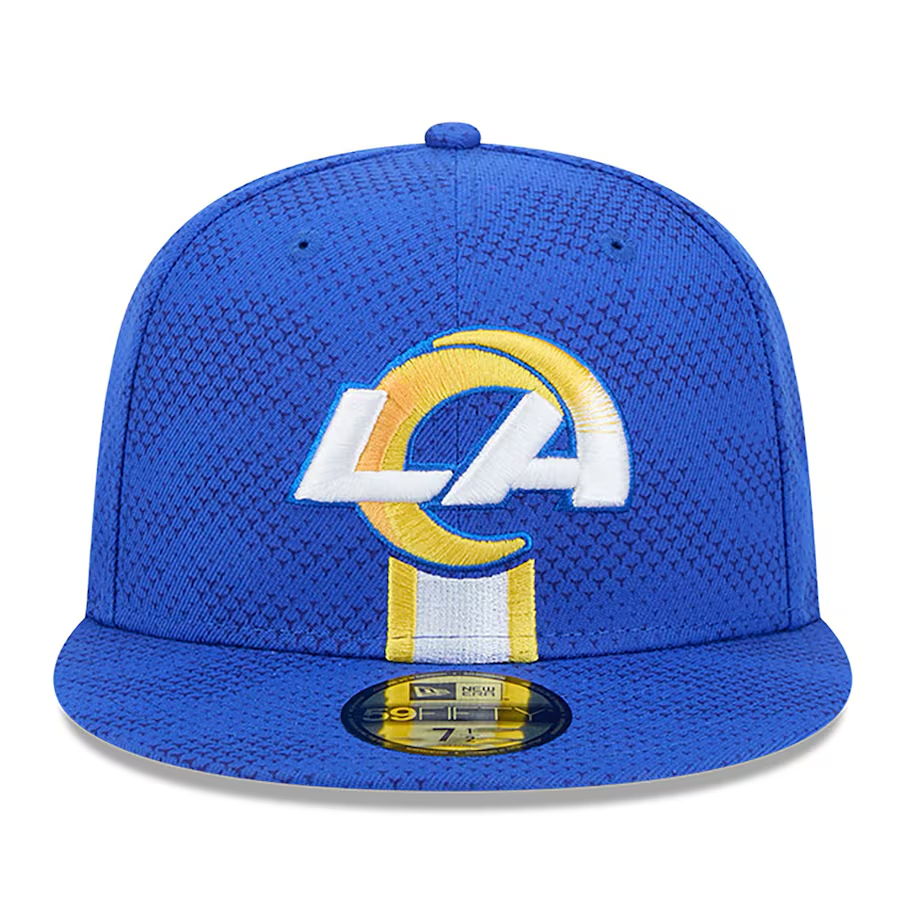 LOS ANGELES RAMS 2024 NFL SIDELINE 59FIFTY FITTED HAT - BLUE