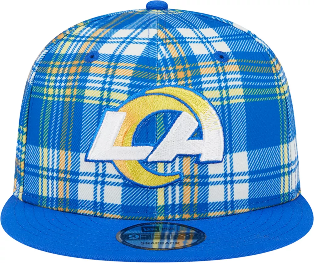 LOS ANGELES RAMS 2024 NFL SIDELINE STATEMENT 9FIFTY SNAPBACK HAT - BLUE