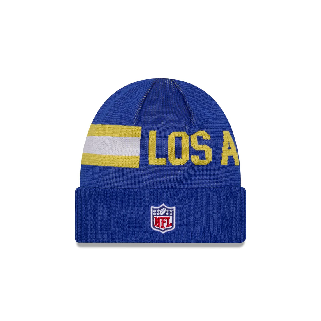 LOS ANGELES RAMS 2024 NFL SIDELINE WEATHER TECH CUFFED KNIT BEANIE