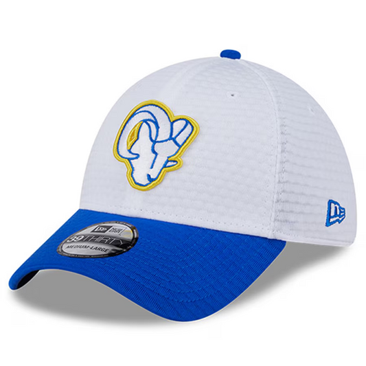 LOS ANGELES RAMS 2024 NFL TRAINING CAMP 39THIRTY FLEX FIT HAT - WHITE