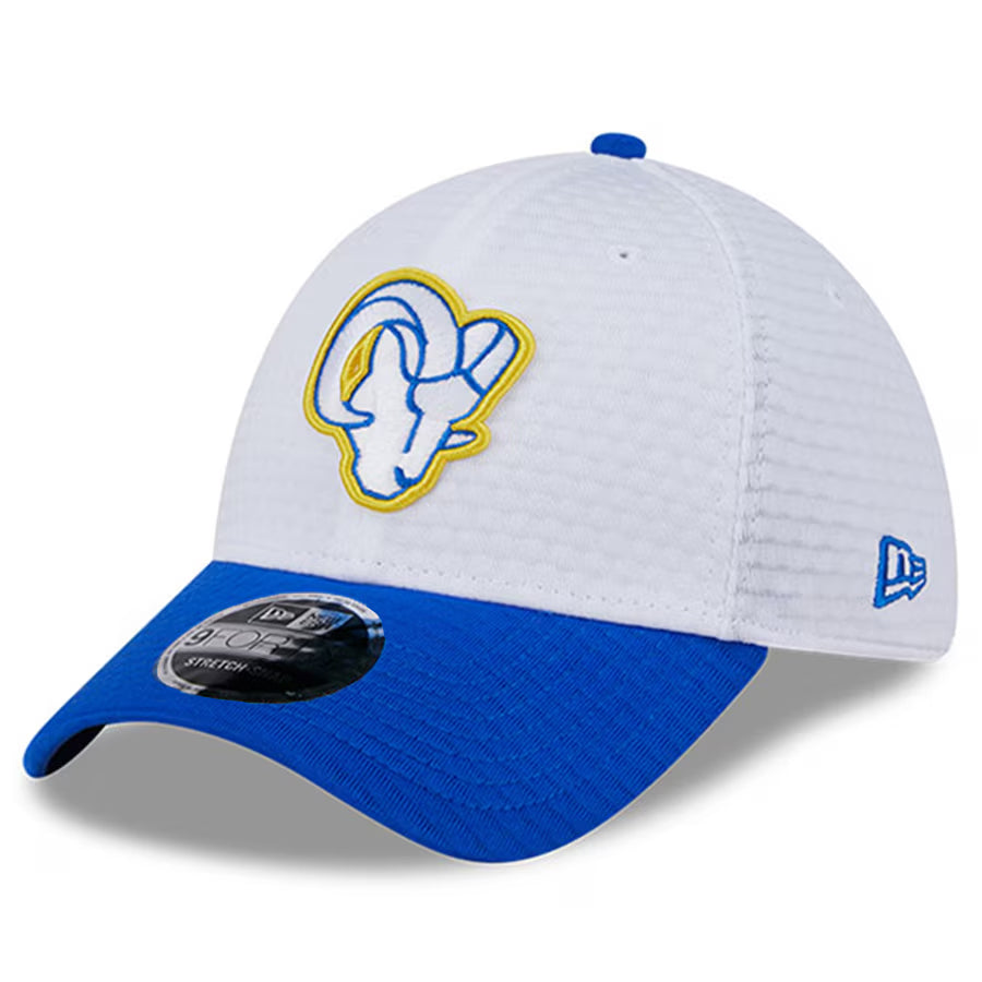 LOS ANGELES RAMS 2024 NFL TRAINING CAMP 9FORTY-STRETCH SNAP HAT - WHITE