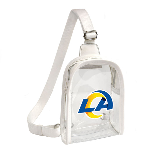 LOS ANGELES RAMS CLEAR STADIUM MINI SLING BAG