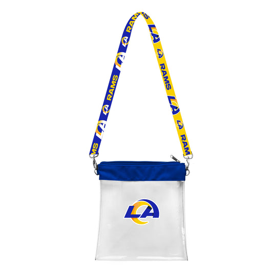 LOS ANGELES RAMS CLEAR STADIUM PATTERN STRAP BAG