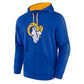 LOS ANGELES RAMS MEN'S DEFENDER EVO PULLOVER HOODED SWEATSHIRT