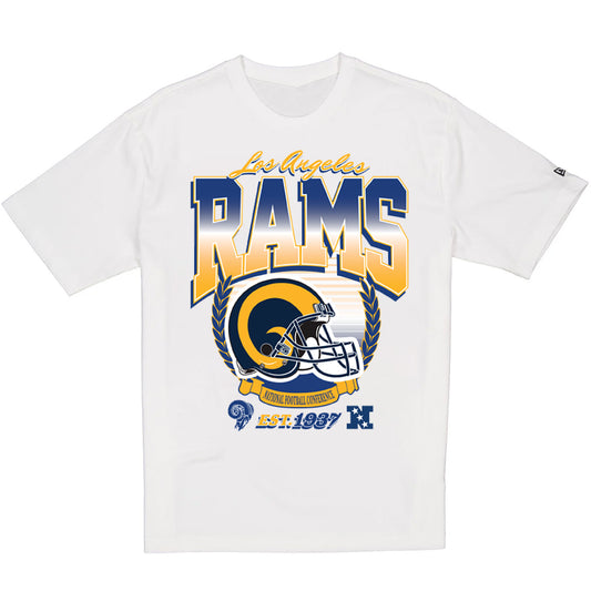 LOS ANGELES RAMS MEN'S NEW ERA RETRO OVERSIZED T-SHIRT