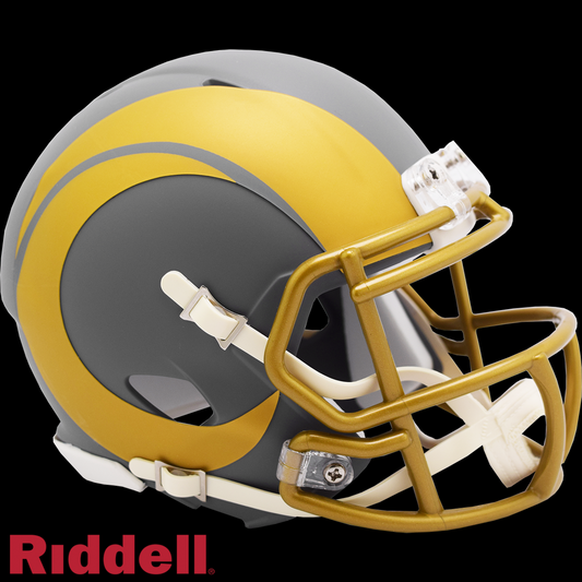 LOS ANGELES RAMS RIDDELL MINI SPEED HELMET - SLATE