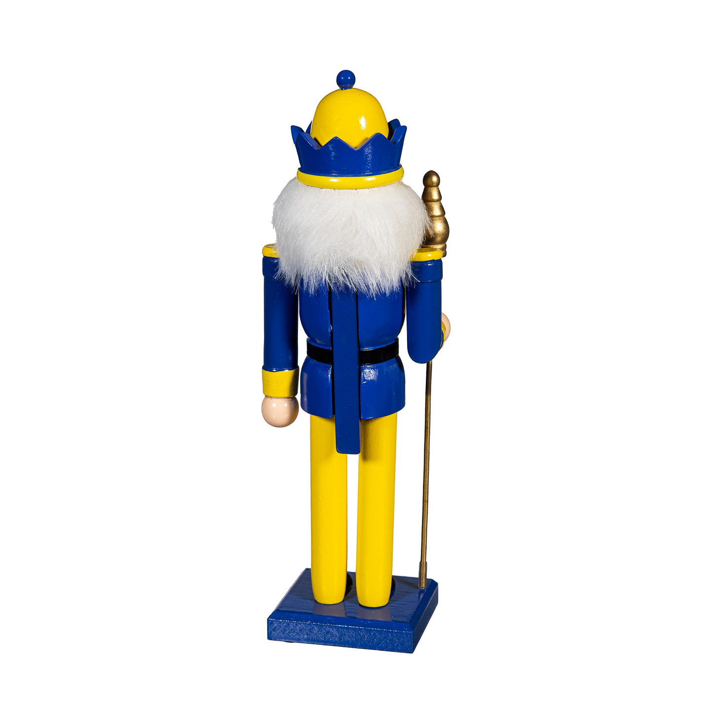 LOS ANGELES RAMS 12" WOODEN NUTCRACKER STATUE