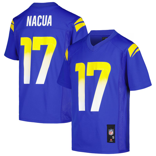 LOS ANGELES RAMS PUKA NACUA YOUTH MID TIER JERSEY - BLUE