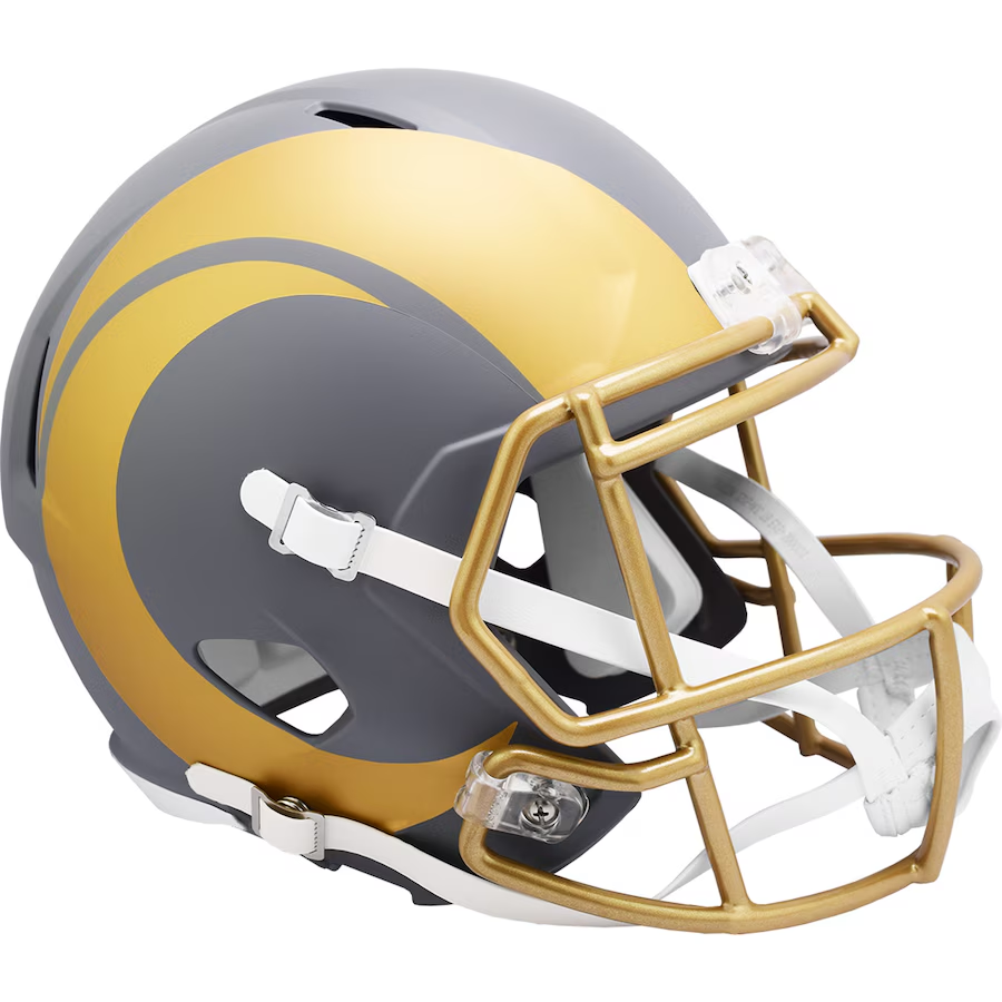 LOS ANGELES RAMS RIDDELL FULL-SIZE REPLICA SPEED HELMET - SLATE