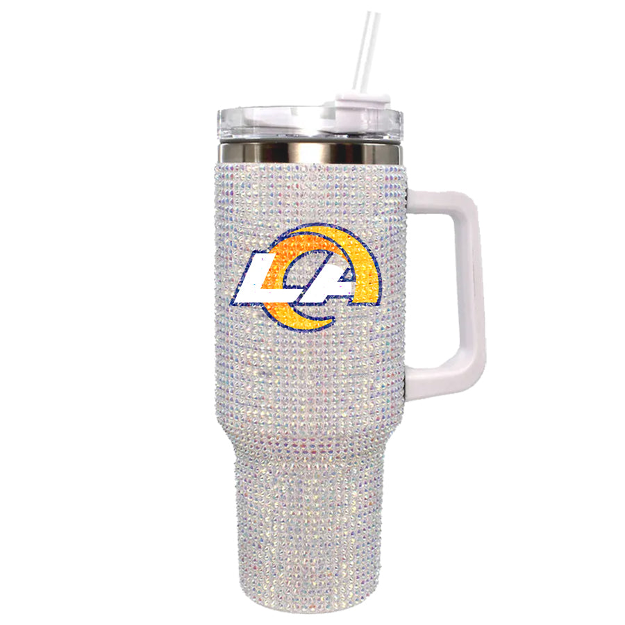 LOS ANGELES RAMS THE MEMORY COMPANY 40 OZ BLING COLOSSAL TUMBLER