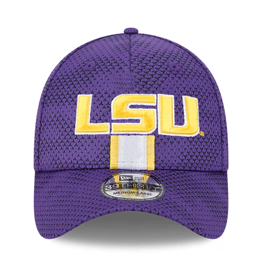 LSU TIGERS 2024 TEAM 39THIRTY FLEX FIT HAT - PURPLE