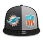 MIAMI DOLPHINS 2023 SIDELINE 9FIFTY SNAPBACK - SHADOW